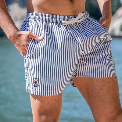 Filgood swim shorts The ideal man with embroidered cockade
