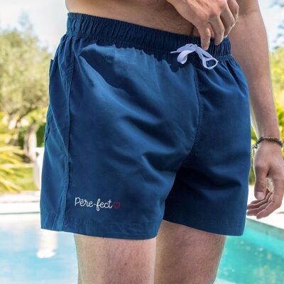 Bestickte Père-fect-Badeshorts