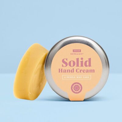 Vegan solid hand cream - Organic cosmetics - plastic-free