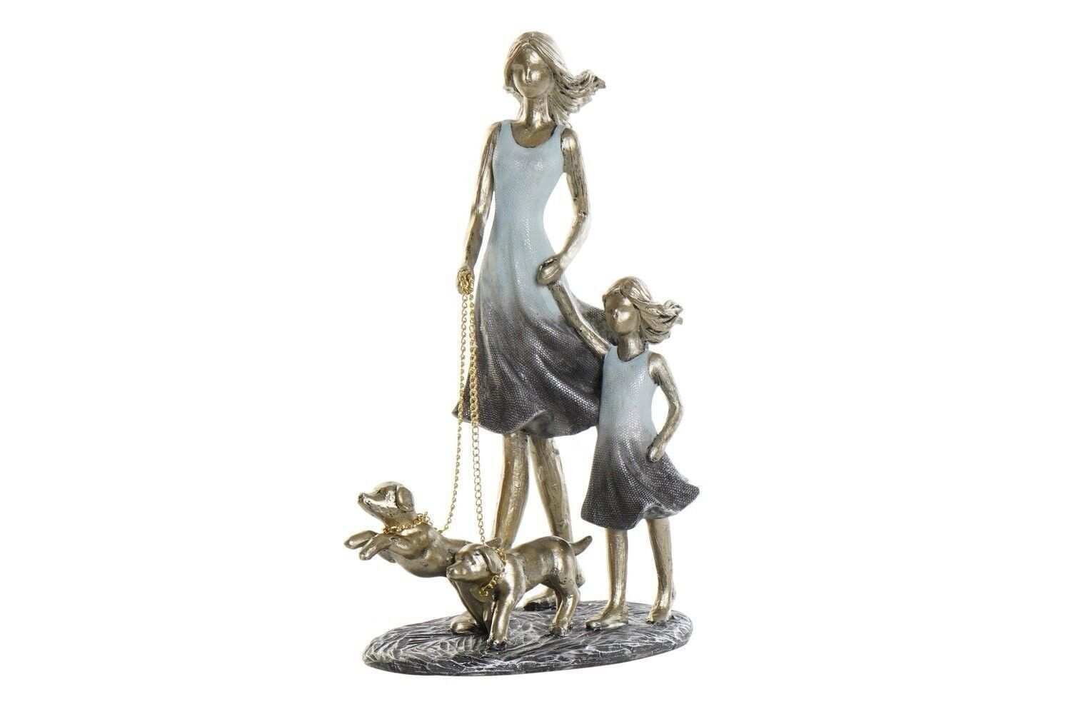 RESIN FIGURE 16X9,5X24 BLUE FAMILY FD189911