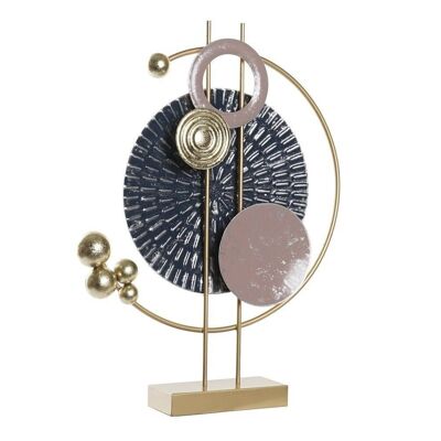 DECORAZIONE IN METALLO 41,3X9X54,6 BLU SOLARE DH193492