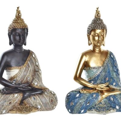 FIGURA IN RESINA 20X11X29 BUDDHA 2 ASSORTITI. FD195807