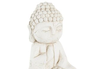 FIGURE MAGNESIA 40X23X56 BOUDDHA ELEPHANT VIEILLI FD203212 2