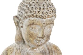 FIGURE DE MAGNÉSIE 30.5X24X45 BOUDDHA VIEILLI 3 ASSORTIMENTS. FD203218 2