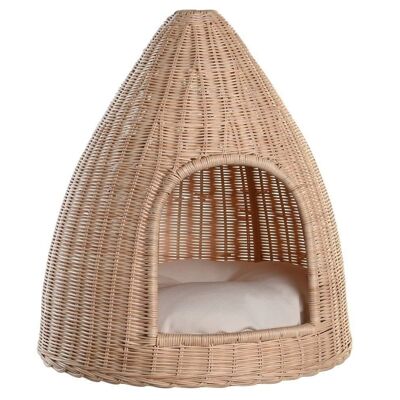 PET BED RATTAN 45X45X57 NATURAL RM205448