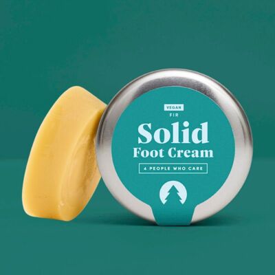 Vegan solid foot cream - Organic cosmetics - plastic-free