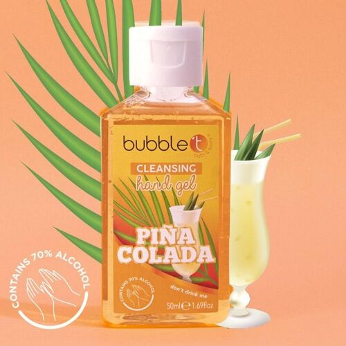 Anti-Bacterial Cleansing Hand Gel- Piña Colada (70% Alcohol)