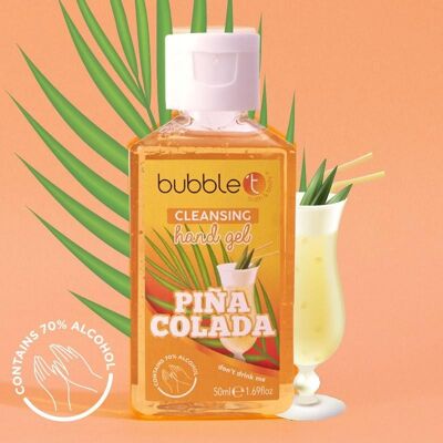 Gel nettoyant antibactérien pour les mains - Piña Colada (70 % d'alcool)