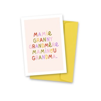 Post card . Granny