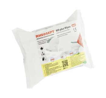 Rheosept WD plus mini wipes - lingettes nettoyantes packs de 30 pièces 5