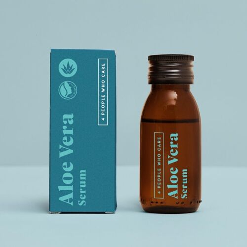 Vegan aloe vera serum - Organic cosmetics - plastic-free