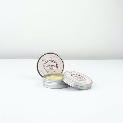 Bougie de Massage Nourrissante • Senteur Lavande Bois de Santal Bergamote