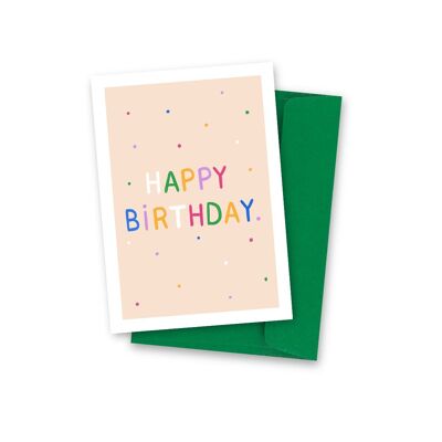 Postkarte. Alles Gute zum Geburtstag