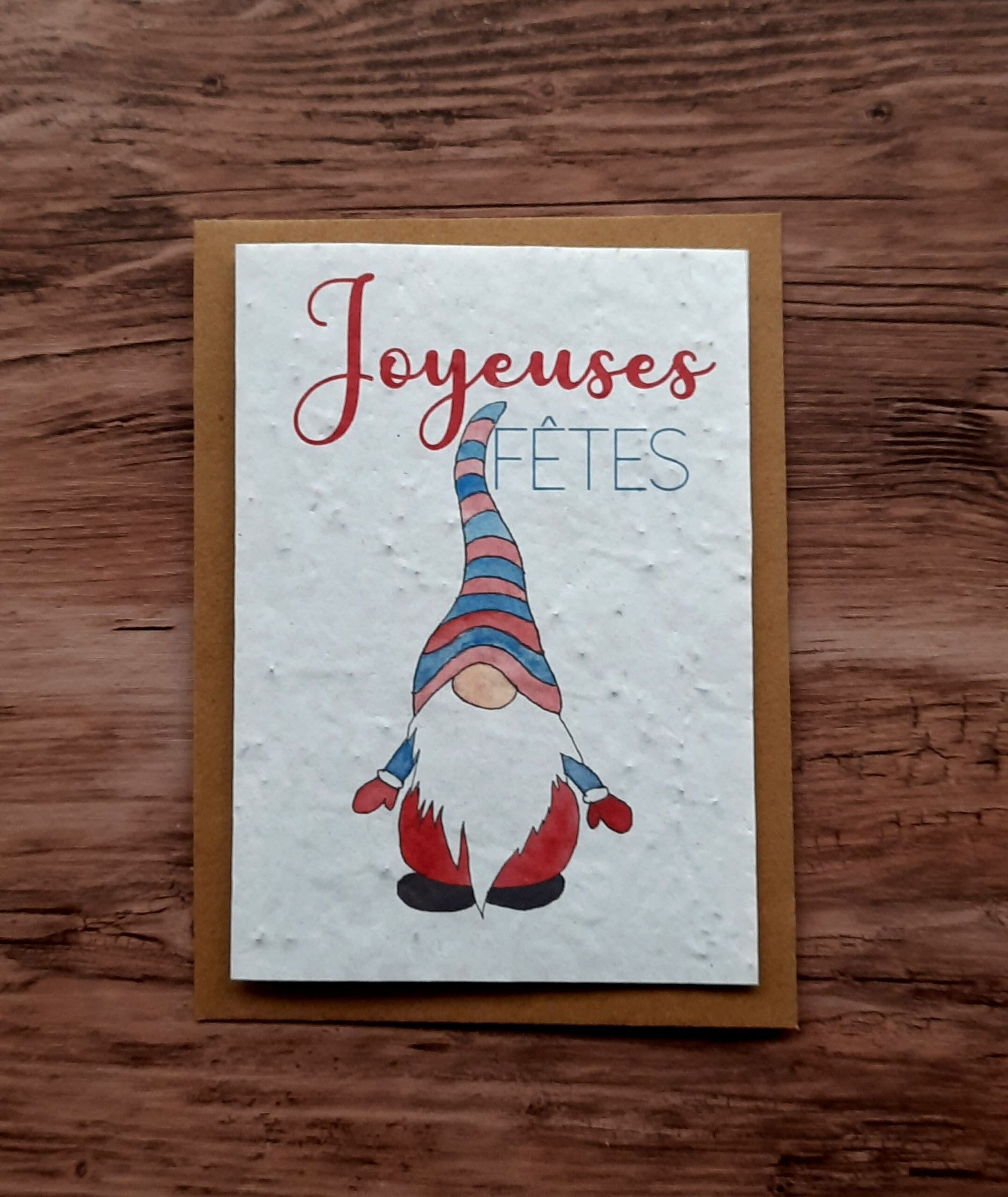 Card Piantabile – Buone Feste (elfo)