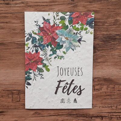 Tarjeta plantable – Felices Fiestas