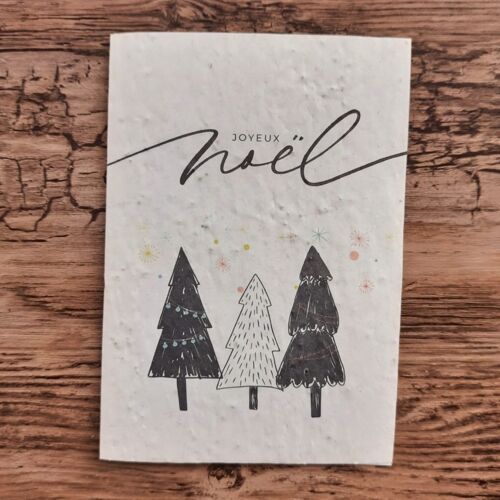 Carte à planter – Joyeux Noël