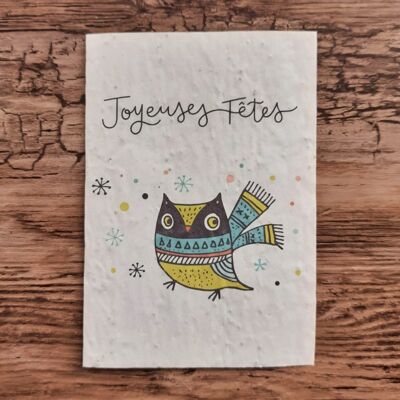 Carte à planter – Joyeuses fêtes