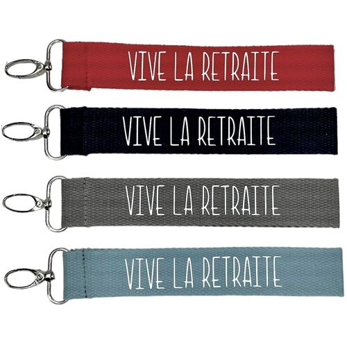 Porte clés, Vive la retraite