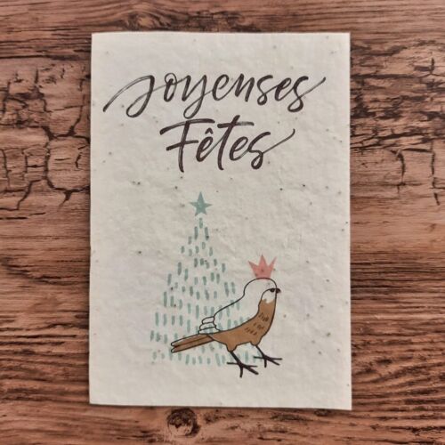 Carte à planter – Joyeuses Fêtes