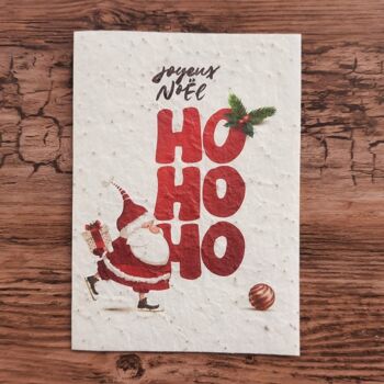 Carte à planter – Ho Ho Ho, Joyeux Noël 1