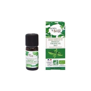 Huile essentielle de Basilic tropical - Certifiée Bio 1