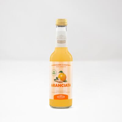 Orange Biologique Non Gazéifiée au Gingembre - 275ml (Lot de 12 bouteilles)