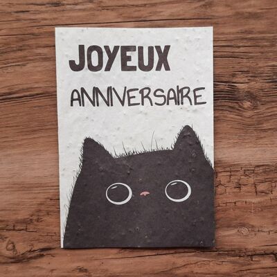 Carte à planter – Joyeux anniversaire