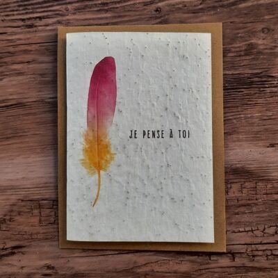 Plantable card – Thinking of you