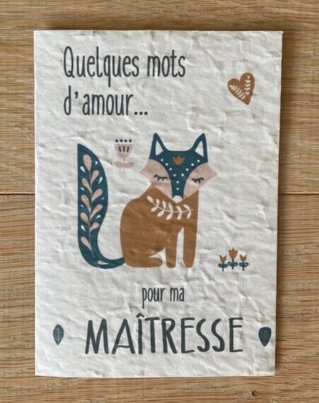 Biglietto piantabile – Qualche parola d'amore per la mia padrona