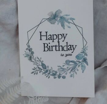 Carte postale timbrée "Happy Birthday" 1