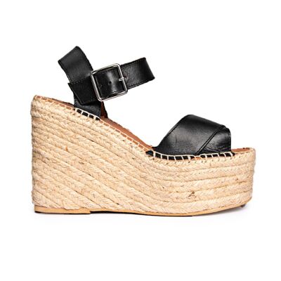 Wedge sandals Cala Gracioneta Black