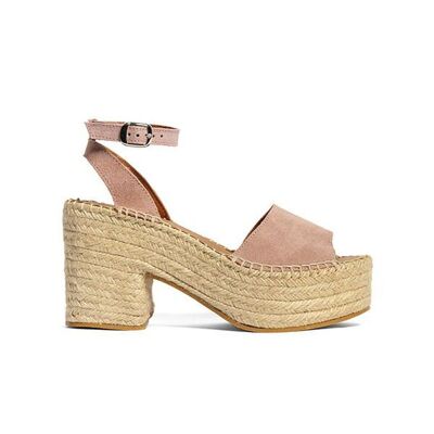 Heeled sandals Es Canar Nude