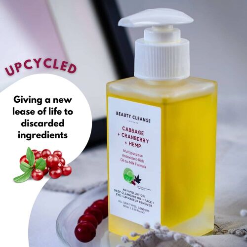 3-IN-1 Anti-Pollution Cabbage Cleansing Oil & Makeup Remover (Upcycled)