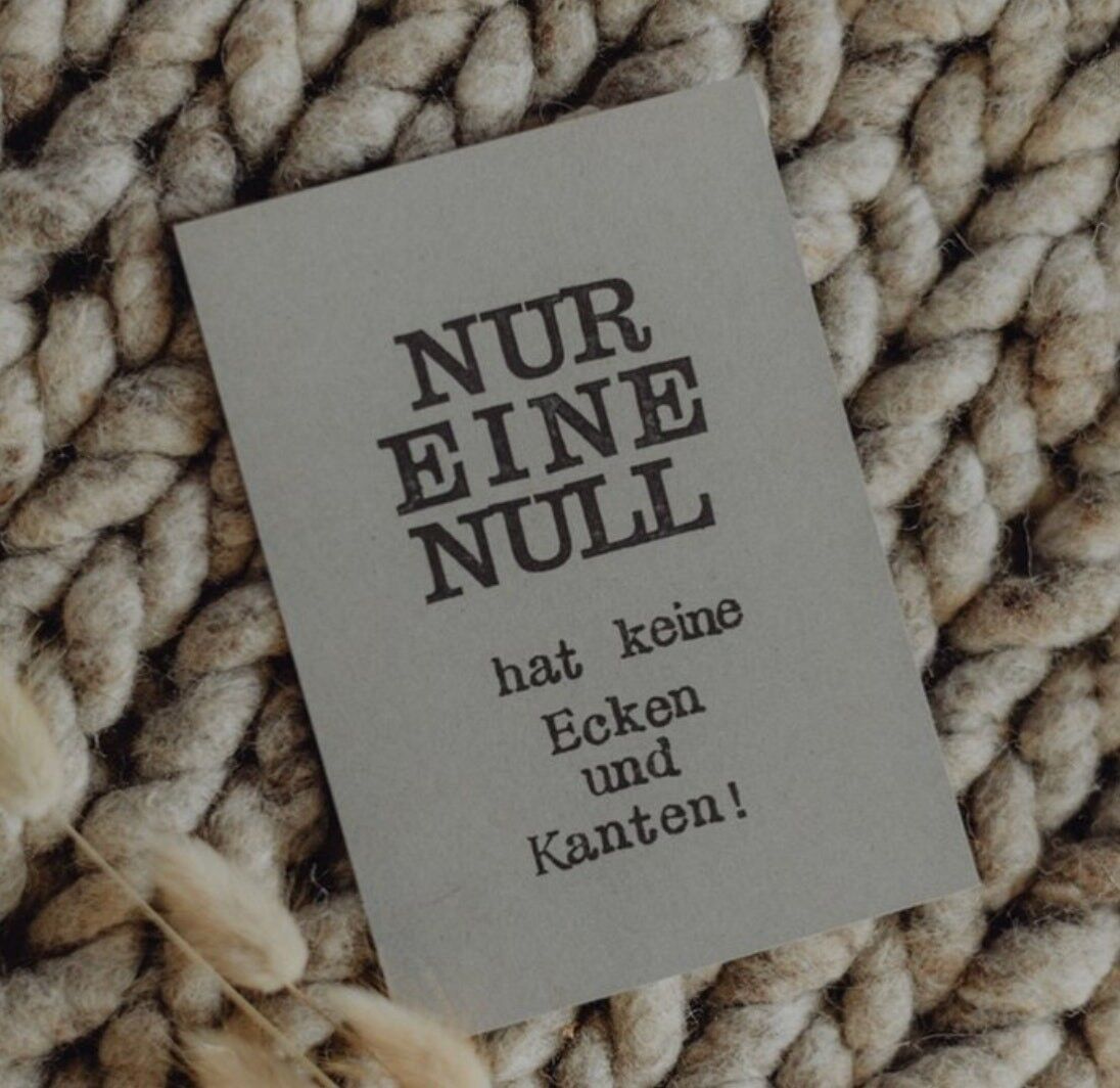 Postal estampada "Zero"