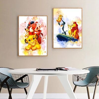 Lion King Posters Children's Room 30x40cm - Baby Boy Girl Poster