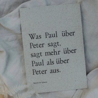 Gestempelte Postkarte "Paul & Peter"