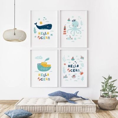 Kids Room Posters 30x40cm - Baby Boy Poster
