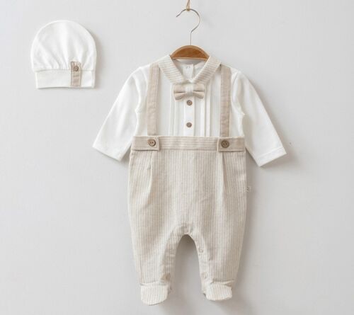 100% Cotton Lovely Baby Bodysuit and Hat