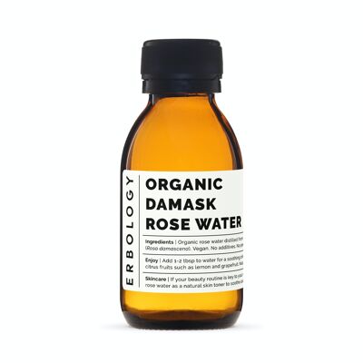 Agua de rosas orgánica
