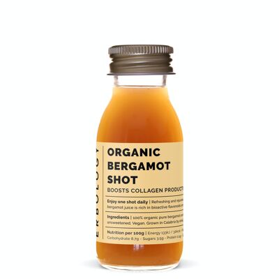 Shots de bergamota orgánica