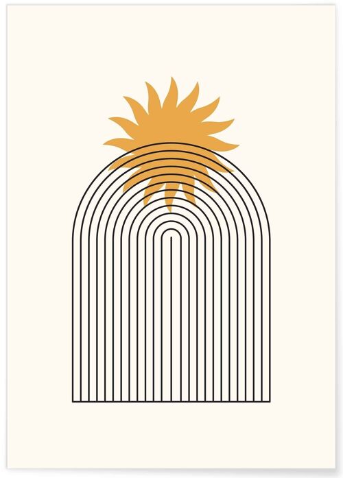 Affiche abstraite Summer 7