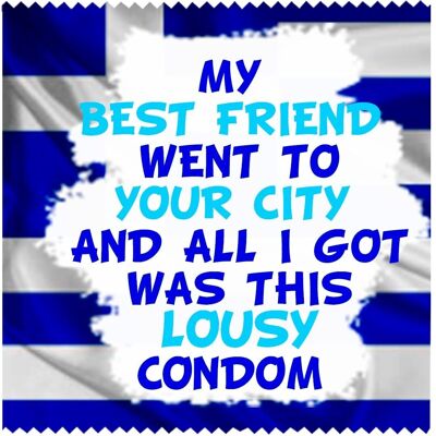 Condom: CUSTO Best Friend went to "YOUR CITY"