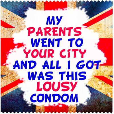 Condom: CUSTO My Parents went to "YOUR CITY"