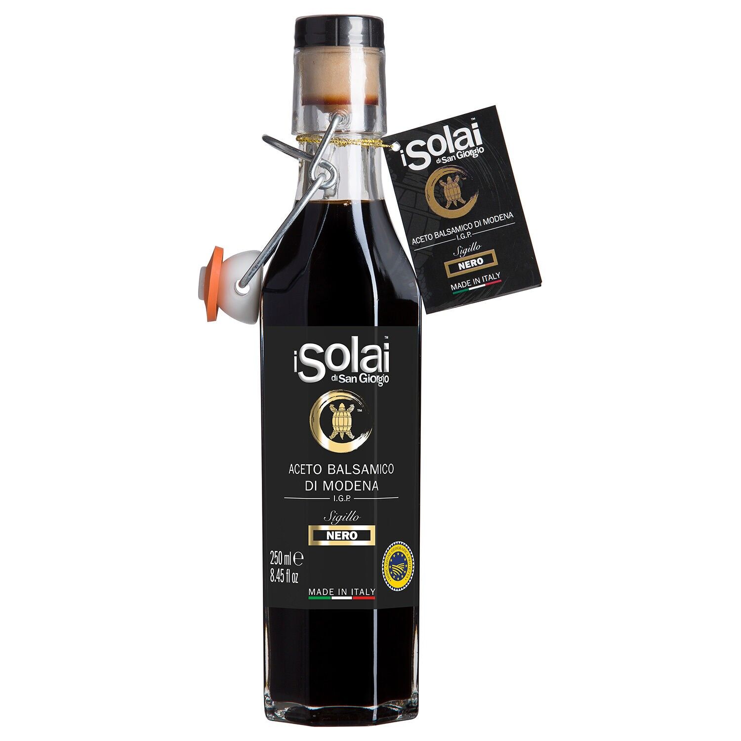 Aceto Balsamico di Modena IGP „SIGILLO NERO“ 250 ml – Costolata-Flasche