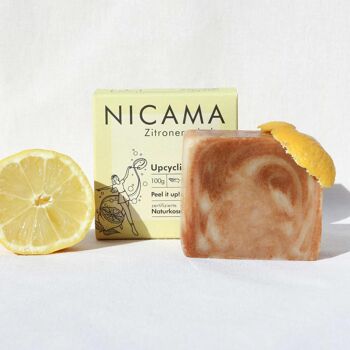NICAMA - savon recyclé au zeste de citron 3