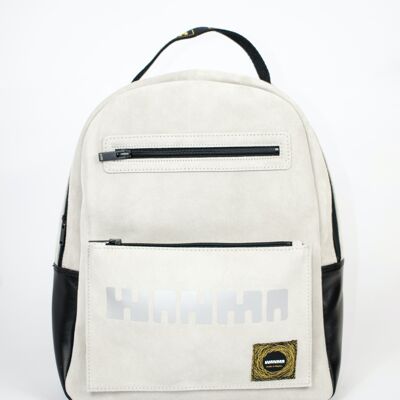 Metal White Backpack