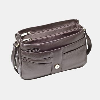 Sac organisateur en cuir Victoria pour dames - 871 2