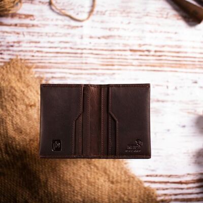 Alperto RFID Leather Credit Card Holder - 4275
