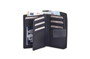 Porte-monnaie en cuir délavé Martina Notecase - 2703 4