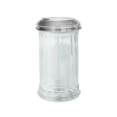 Glass shaker and stainless steel lid 14 cm Fackelmann Basic